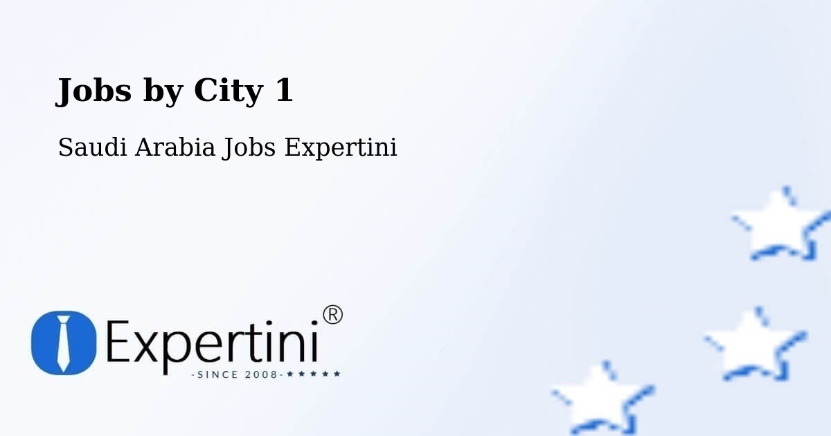 City Jobs in Saudi Arabia - Expertini